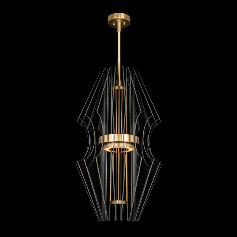 Newton 3 - Light LED Pendant, Gold