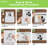 Laundry Door Solid Manufactured Wood Glass Standard Door Without Hardware Kit-90614561