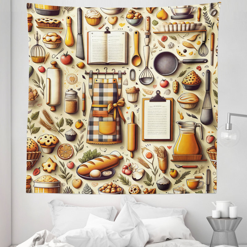 Tapisserie en microfibre, H 88 po x l 88 po