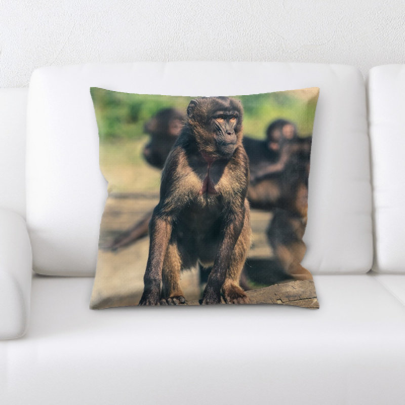 Microsuede Throw Pillow