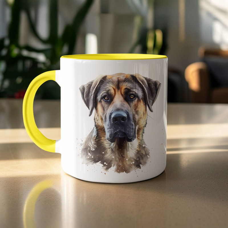 Mug, 1, Yellow