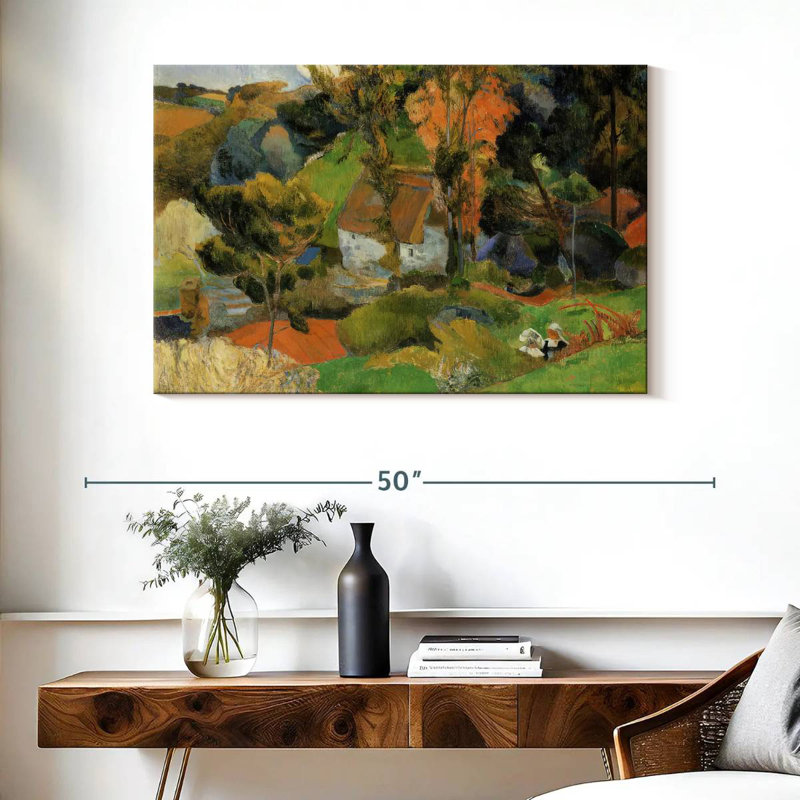 Paysage d'Alvord à Pont-Aven, H 26 po x l 39 po
