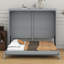 Lit escamotable mural multifonctionnel - Conception peu encombrante-121081823-121081822