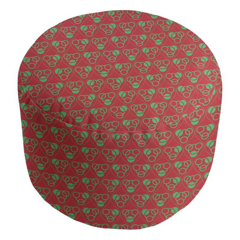 Repose-pieds 20,5 po, Rouge