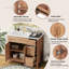 Meuble-lavabo simple 36 po avec comptoir en céramique 36 po