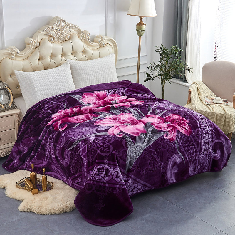 Couverture Jan-S20210814, Mauve floral