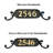 Charleston Post Mounted Mailbox with Personalized Number Plate-2097700580