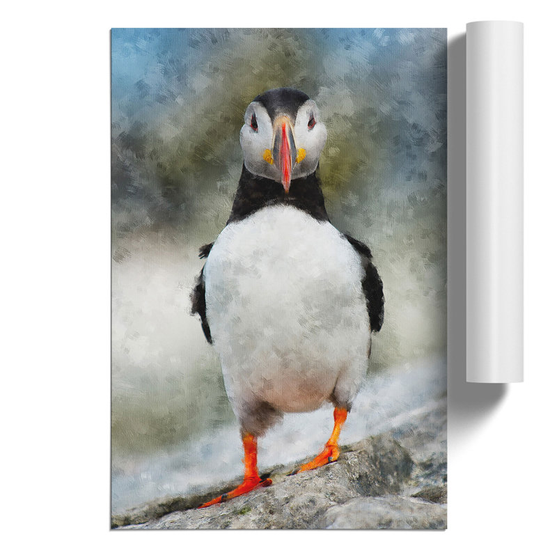 Atlantic Puffin Birds Vol.6 - No Frame Painting, 59cm H x 42cm W x 0.1cm D