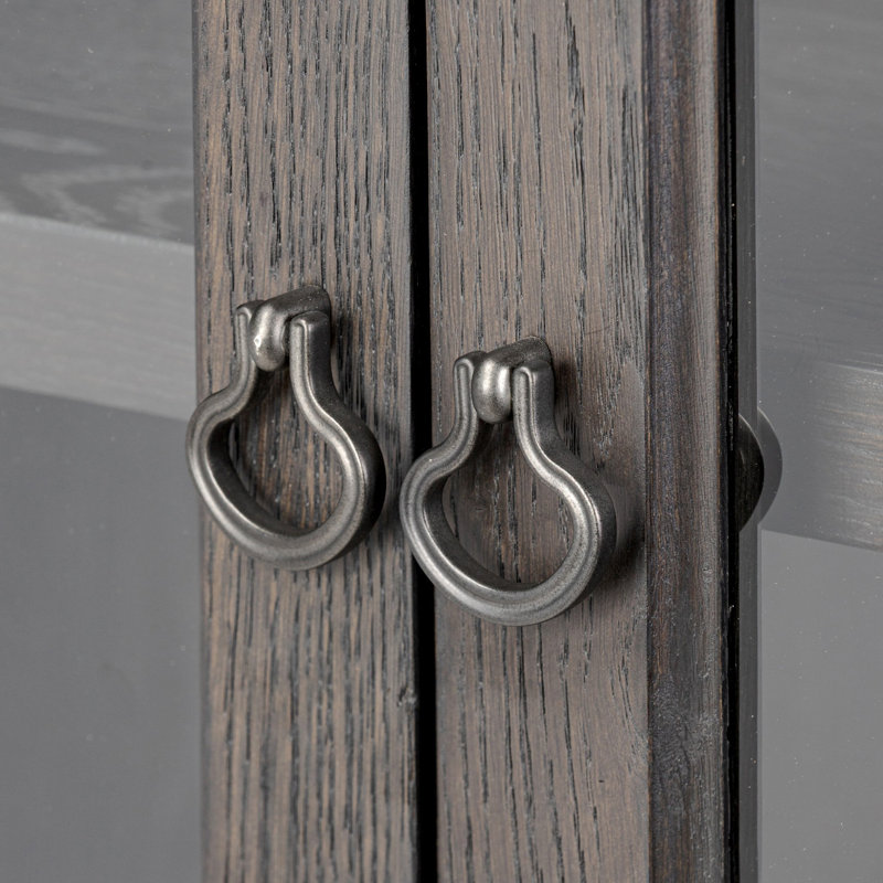 Alden Cabinet-Worn Black Oak