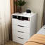 Bureau de coiffeuse compact avec miroir rabattable et tiroirs, miroir de table moderne et élégant, bureau en verre, pièce pratique