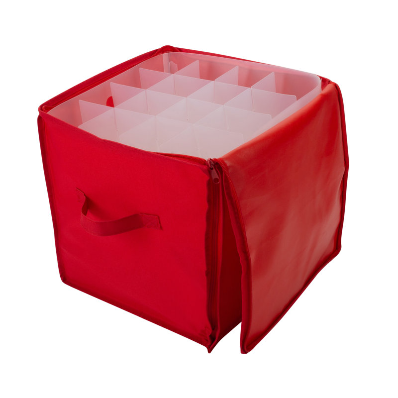 Rangement 64 ornements de Noël empilable