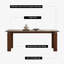 Table et chaises style français rétro-102476194
