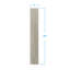 Planche en vinyle SPC 9 po x 6 po x 6 mm-44620985