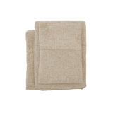 RAYON FROM BAMBOO / LINEN SHEET SET - WHITE - KING (FITTED, FLAT, PAIR OF K PC)