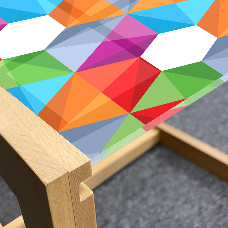 Jahdon Trestle Coffee Table, 40cm H x 91cm W x 62cm D