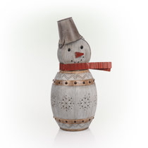 25 Inch Pre-Lit Light Up Snowman, Collapsible Outdoor Snowman Christmas  Yard Decorations
