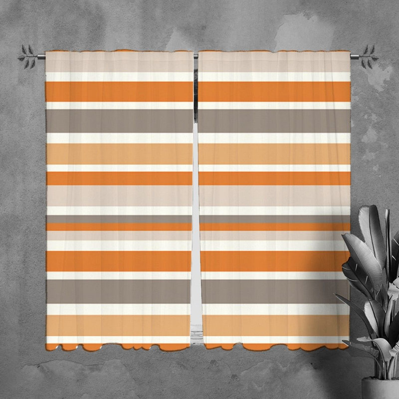 Paire de rideaux obscurcissant en polyester Kallina, L 20 po x L 82 po