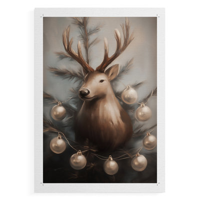 Christmas Holiday Art -Series 2-CCCLXIX -Canvas Print Only - NOT FRAMED
