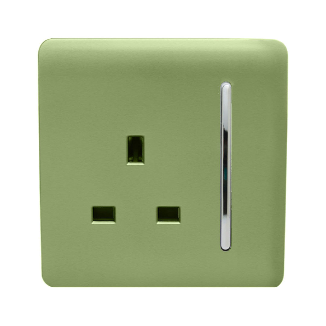 Trendi Switch 1 Gang 13 Amp Switched Plug Socket