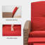 Chaise de patio inclinable avec coussins Adamsons-2146731177