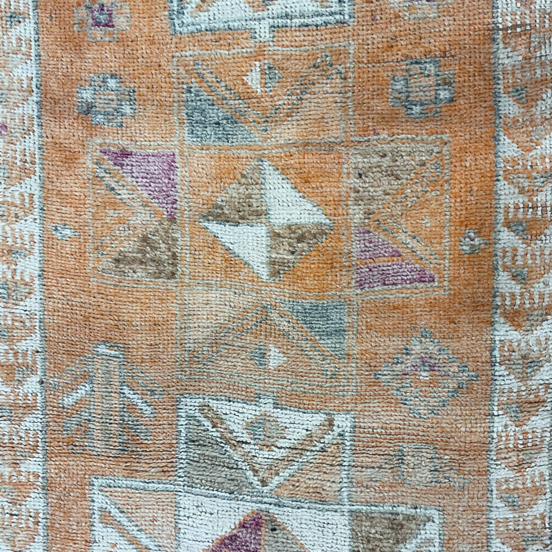Bungalow Rose Handmade Turkish Oushak Wool Runner
