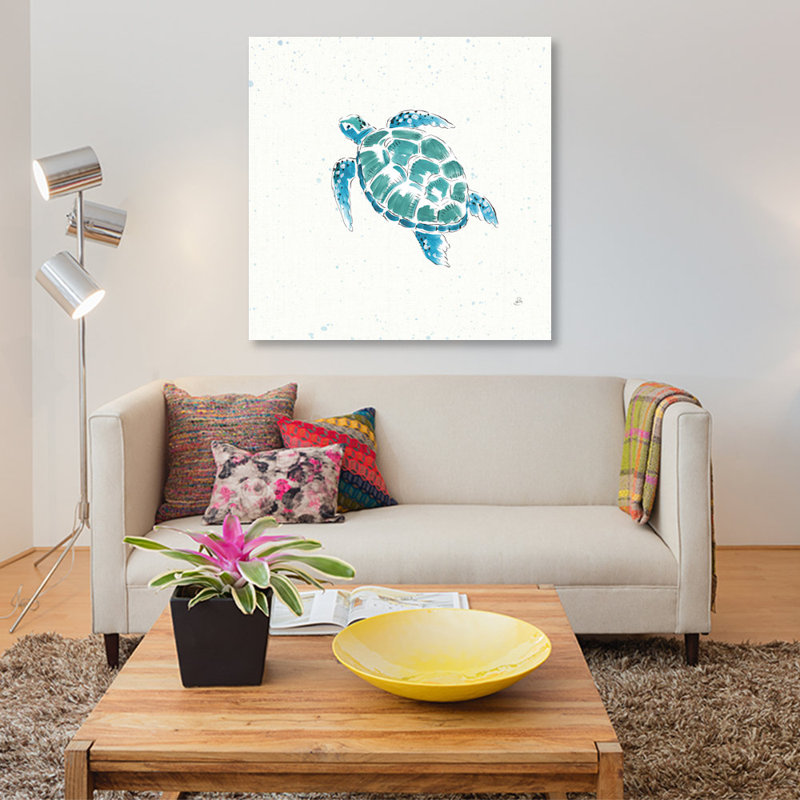 «Maritime VII», reproduction d'impression sur toile, H 18 po x l 18 po x P 1,5 po, Toile tendue, Pas de tapis