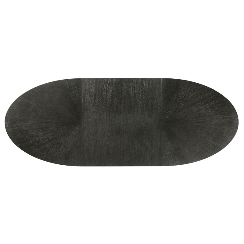 Lynn Oval Solid Oak Dining Table, Slate