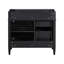 Meuble-lavabo 2 tiroirs 36 po à 2 tiroirs sans lavabo supérieur, armoire de rangement moderne avec tiroir basculant, structure en bois massif-1872801850