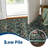Vintage 5x7FT Area Rug, Living Dinging Room Bedroom Nursery Washable Floral Rug, Easy Care Low Pile Stain Resistant Soft Carpet (Green)