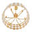 Perrene 6 Light Pendant in Gold