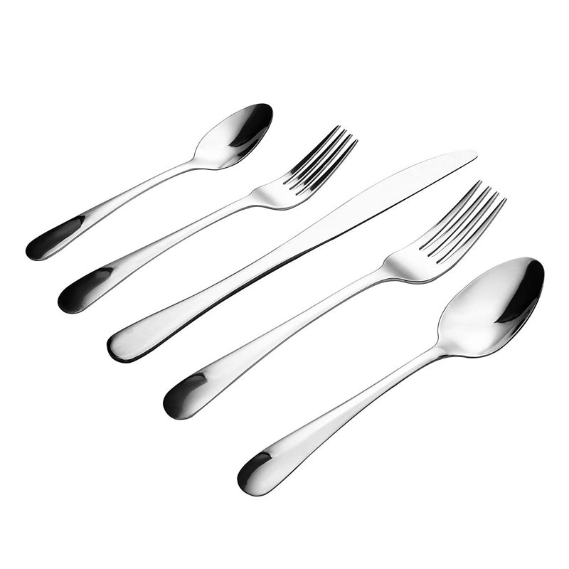 Symple Stuff Shelborne Stainless Steel Flatware Set - Service for 4