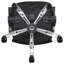 Chaise de bureau pivotante à roulettes