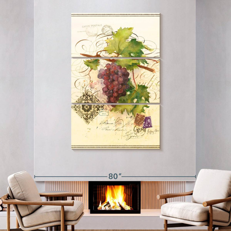 Cellier Yarlin raisins mauves, H 74 po x l 48 po