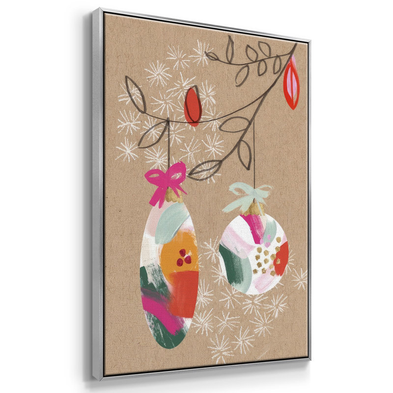 Crafty Christmas Collection B, Encadré gris, H 41 po x l 27 po x P 1,5 po