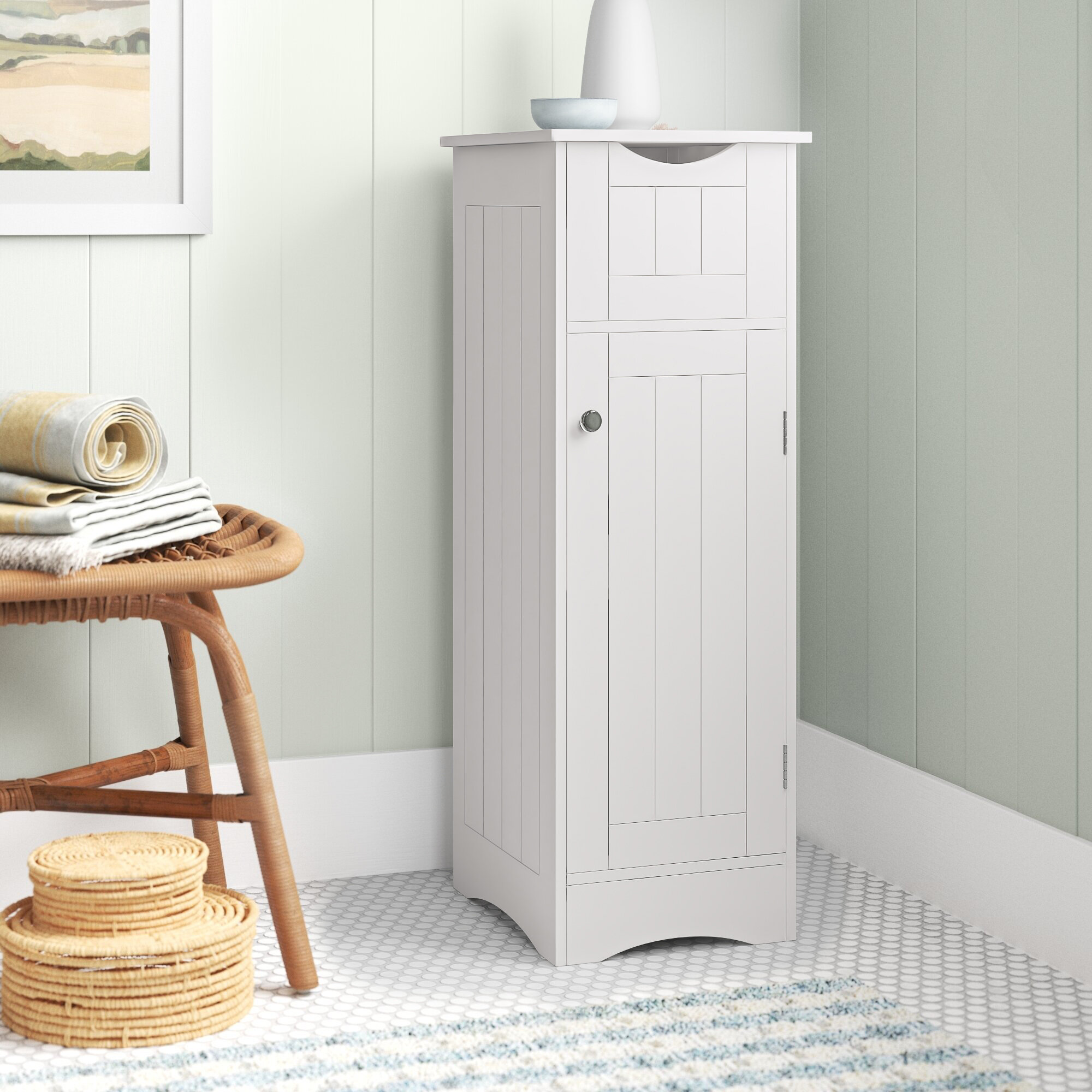 Sand & Stable Aydin Freestanding Bathroom Cabinet & Reviews | Wayfair