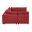 Canapé modulaire de coin avec repose-pieds 108,5 po Arregui-970985150