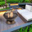 Alica Round Steel Wood Burning Smokeless Fire Pit