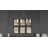 Classic Farmhouse 8 - Light Dimmable Wagon Wheel Chandelier Crystal Dining Room Chandelier
