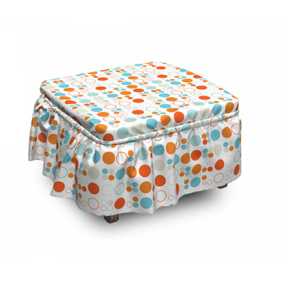Box Cushion Ottoman Slipcover
