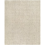 Jennifer Hand Knotted Wool Area Rug in Ivory
