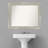 Wigley Dove Greywash Bathroom Vanity Non-Beveled Wall Mirror-622296309