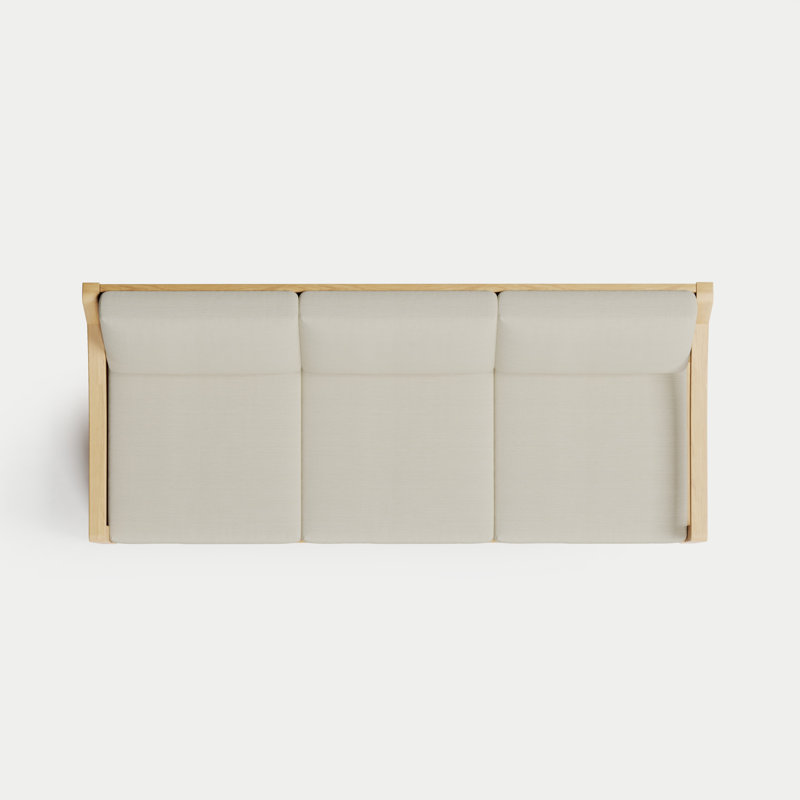 Solerno Heated Sofa, Eggshell