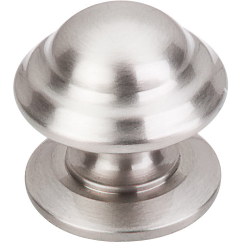 Empress 1 3/8" Diameter Round Knob, Brushed Satin Nickel