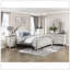 Commode de style victorien à finition blanche et chêne antique avec 5 tiroirs 1 pièce