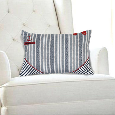 Housse de coussin lombaire en coton Lavery