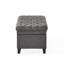 Armoire de salon en tissu gris - 50,04 po P x l 20,59 po H 18,30 po Panier de rangement 50 po 20,5 po 18,3 po-652742868