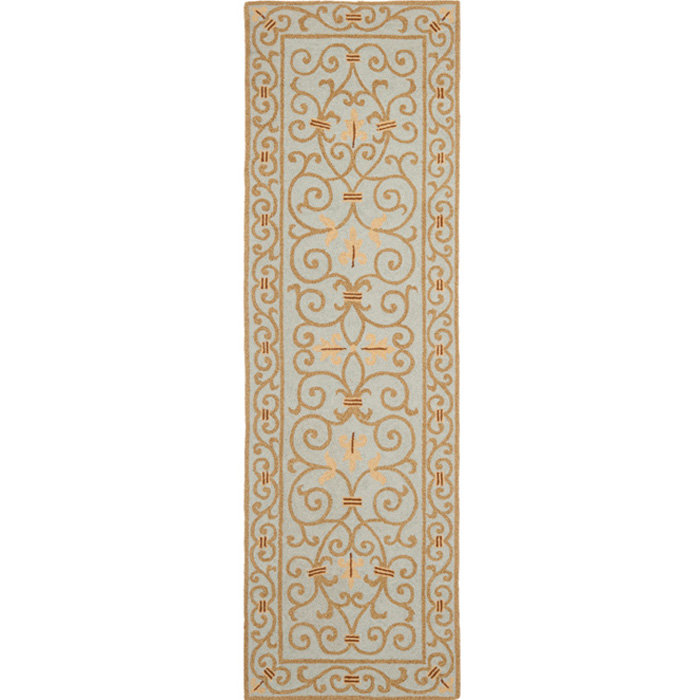 Cher Hand Hooked Wool Pile Oriental Rug