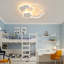 Star-Shaped 55Cm LED Flush Mount With Remote