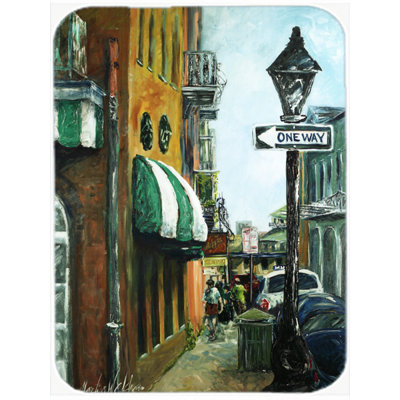 Caroline's Treasures Street Scene Glass Cutting Board