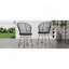 TAVON CHAIR, 2PCS avec 2 coussins, gris
